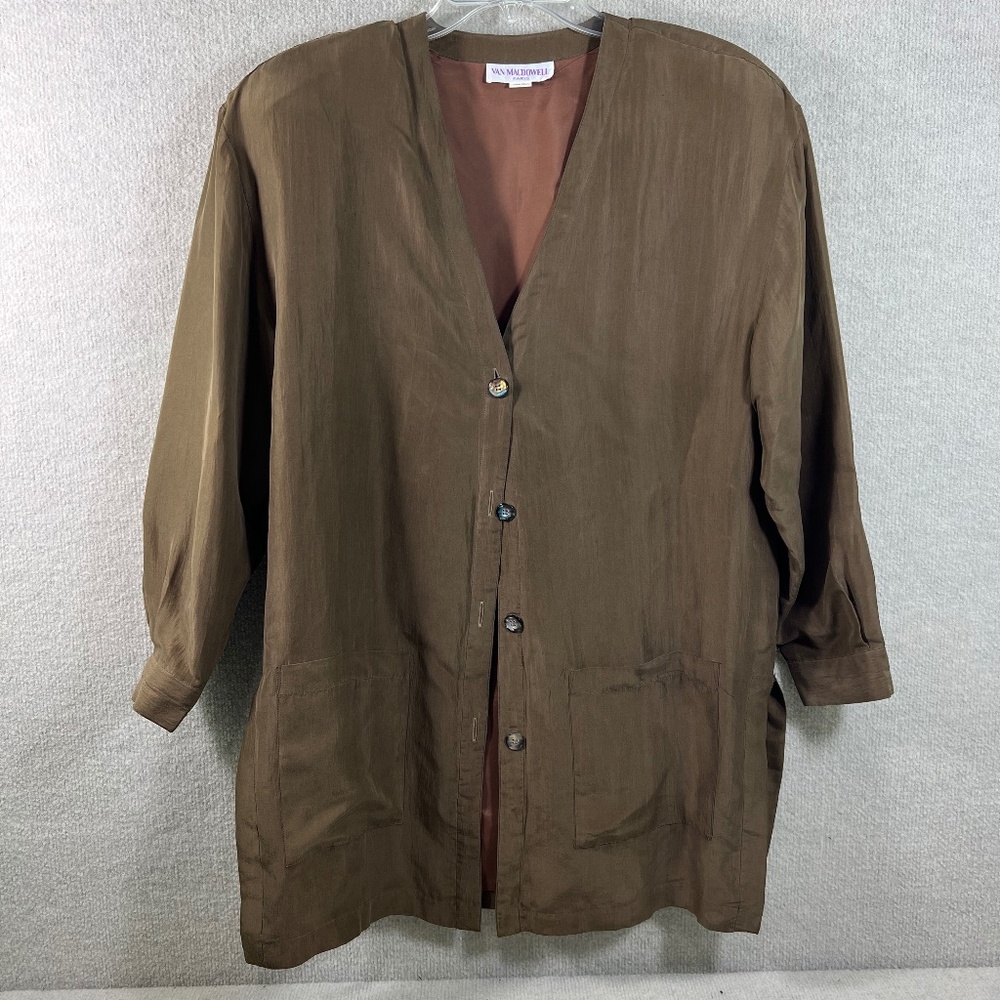Van MacDowell 100% Silk shirt